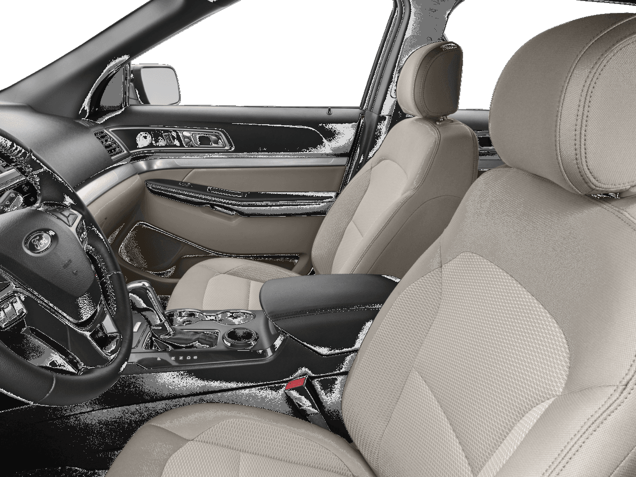 2016 Ford Explorer 4WD 4dr XLT - Interior Driver's Side with Door Open, Front Seat Feature