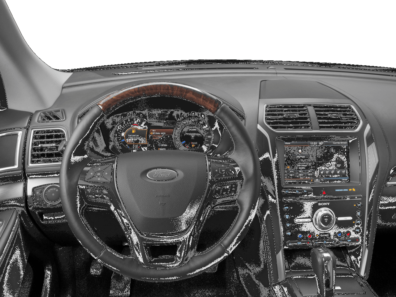 2016 Ford Explorer 4WD 4dr Platinum - Interior Drivers Dash