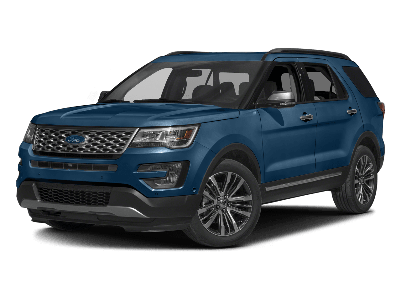 2016 Ford Explorer 4WD 4dr Platinum - Front 3/4, facing to the left
