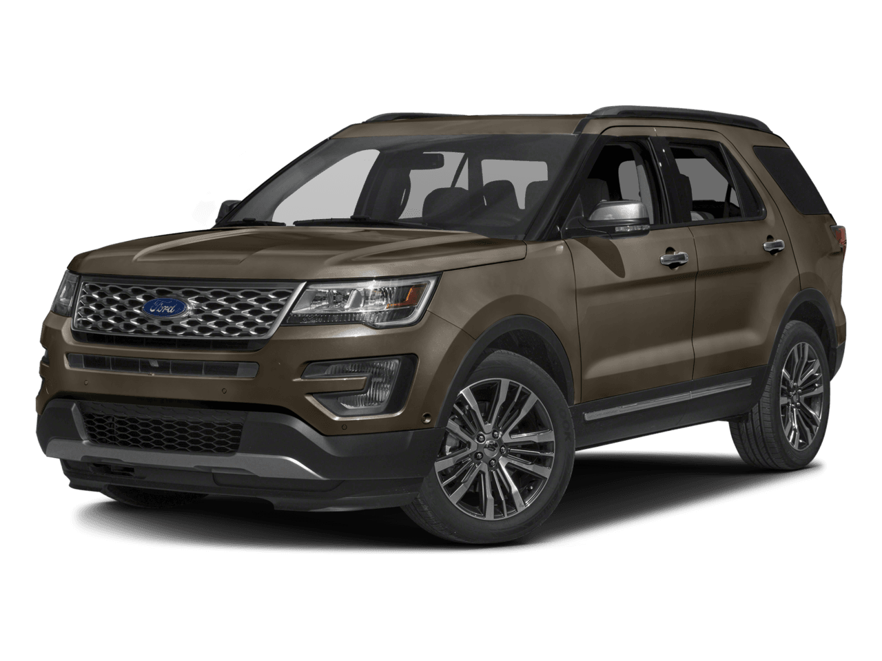 2016 Ford Explorer 4WD 4dr Platinum - Front 3/4, facing to the left