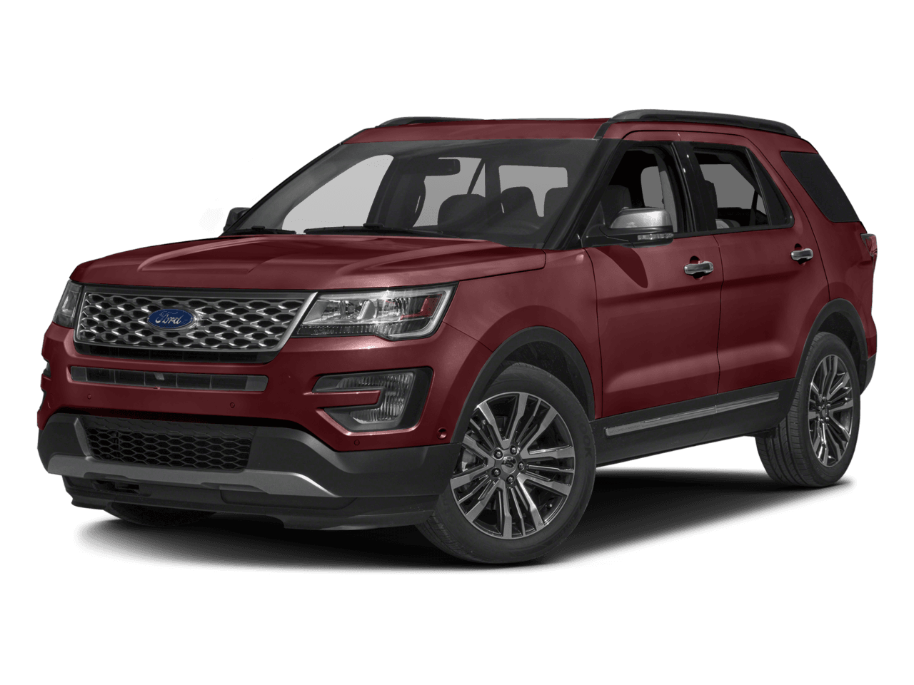 2016 Ford Explorer 4WD 4dr Platinum - Front 3/4, facing to the left