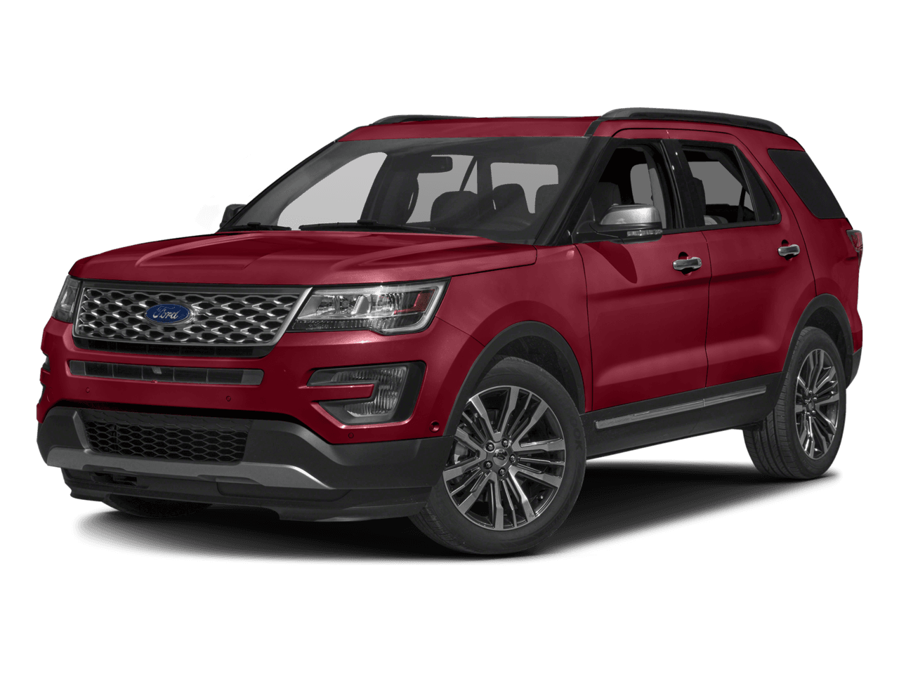 2016 Ford Explorer 4WD 4dr Platinum - Front 3/4, facing to the left