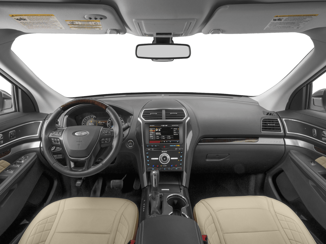 2016 Ford Explorer 4WD 4dr Platinum - Interior Full Dash Basic