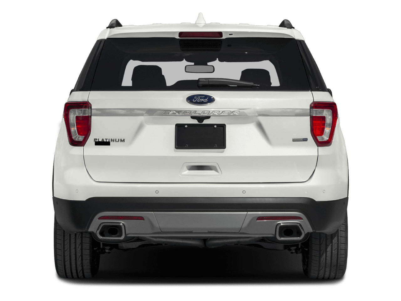 2016 Ford Explorer 4WD 4dr Platinum - Rear (full)