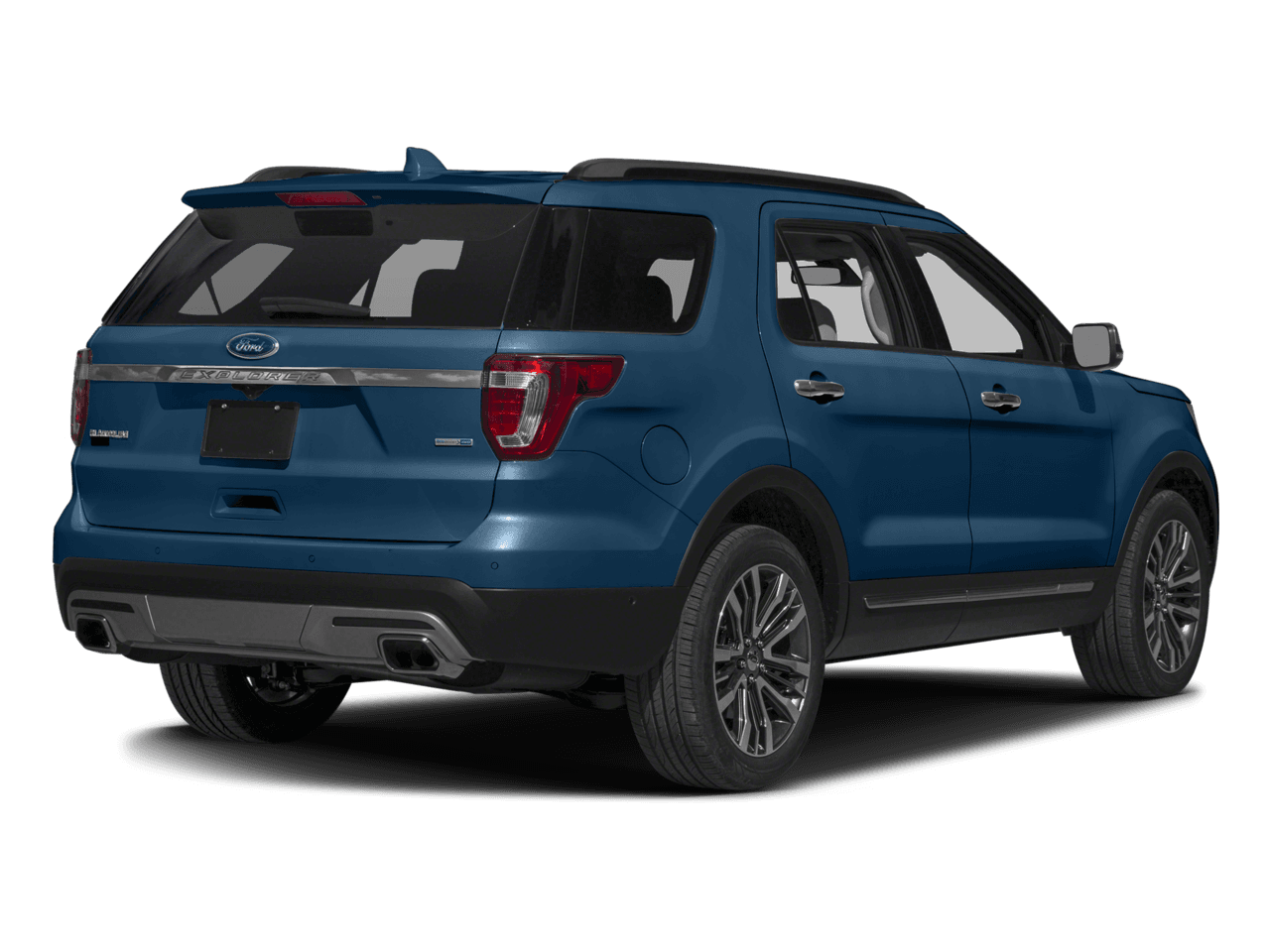 2016 Ford Explorer 4WD 4dr Platinum - Rear 3/4, facing to the right