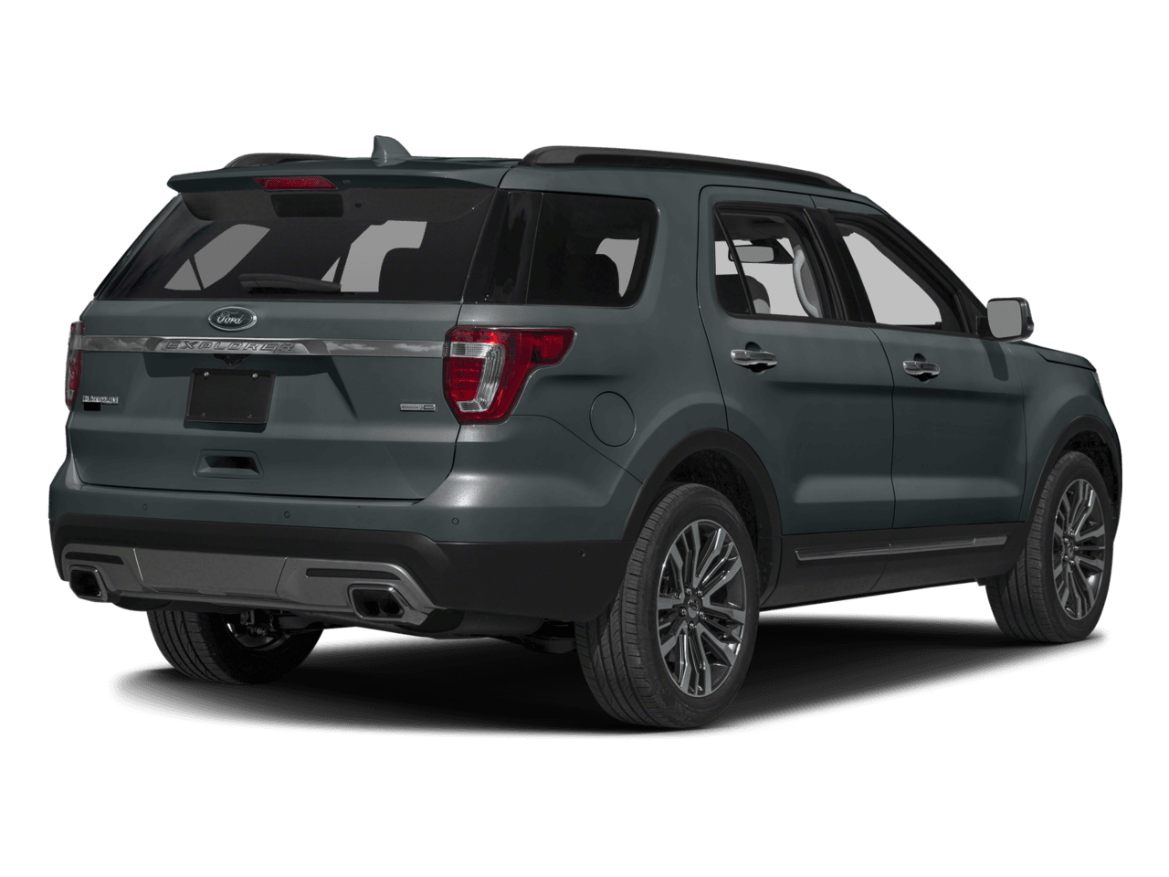 2016 Ford Explorer 4WD 4dr Platinum - Rear 3/4, facing to the right