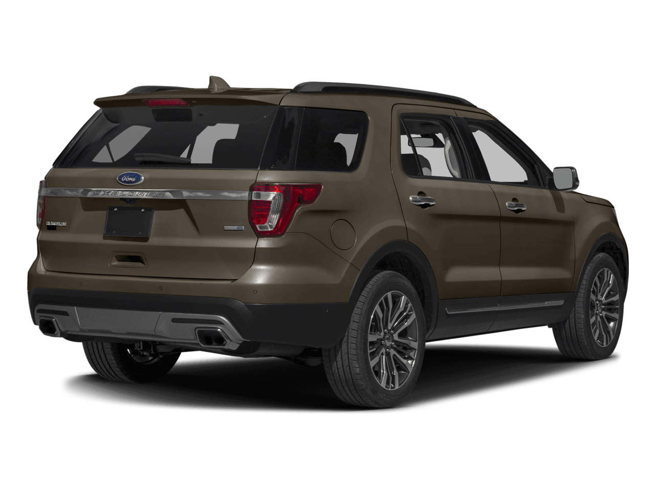 2016 Ford Explorer 4WD 4dr Platinum - Rear 3/4, facing to the right