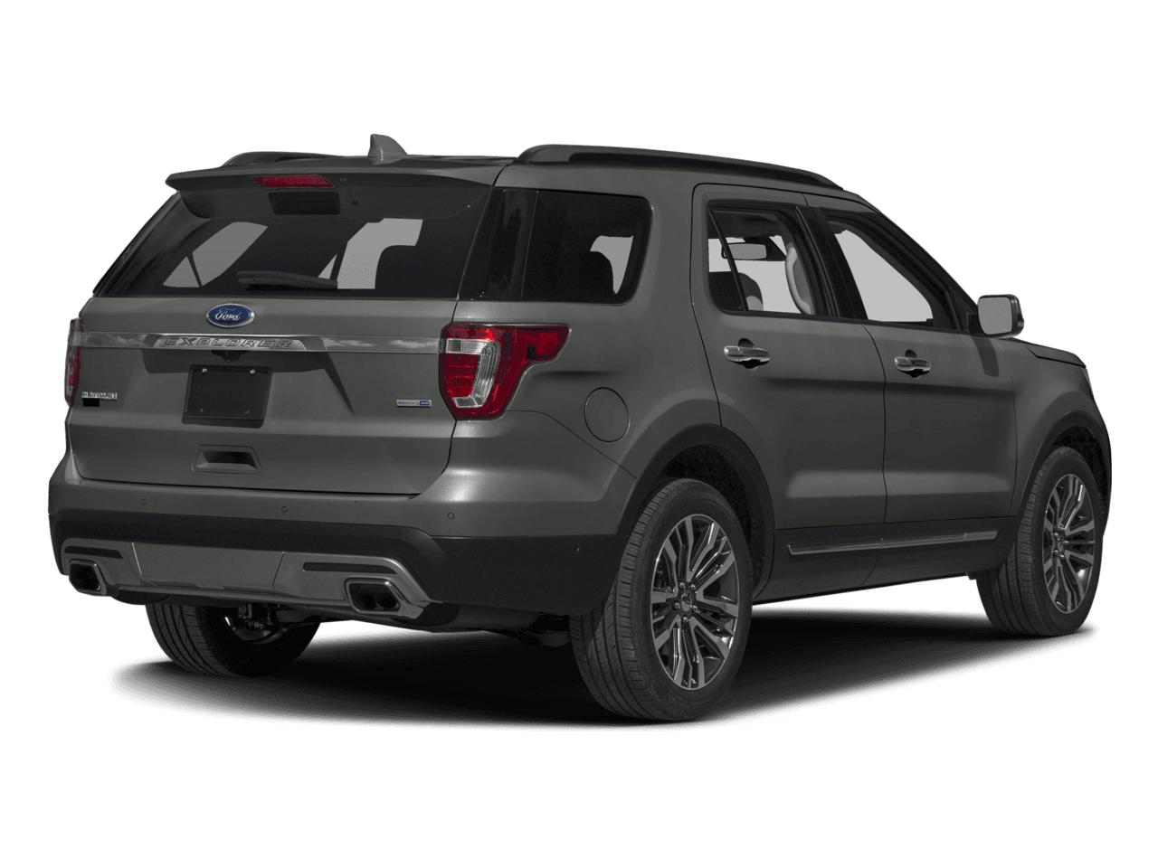 2016 Ford Explorer 4WD 4dr Platinum - Rear 3/4, facing to the right