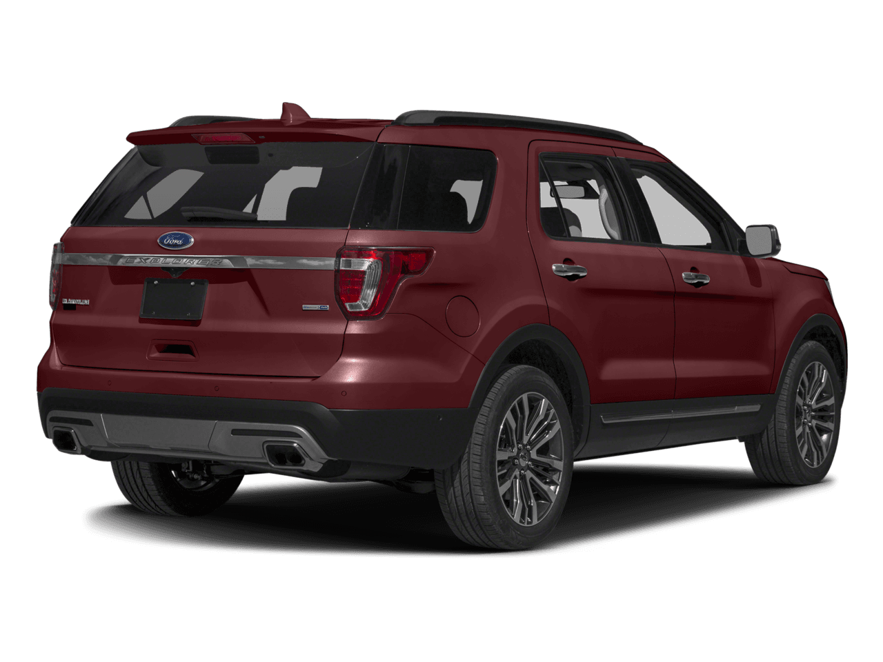 2016 Ford Explorer 4WD 4dr Platinum - Rear 3/4, facing to the right