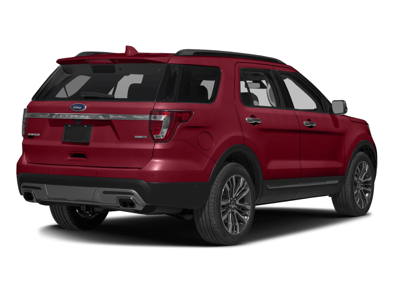 2016 Ford Explorer 4WD 4dr Platinum - Rear 3/4, facing to the right
