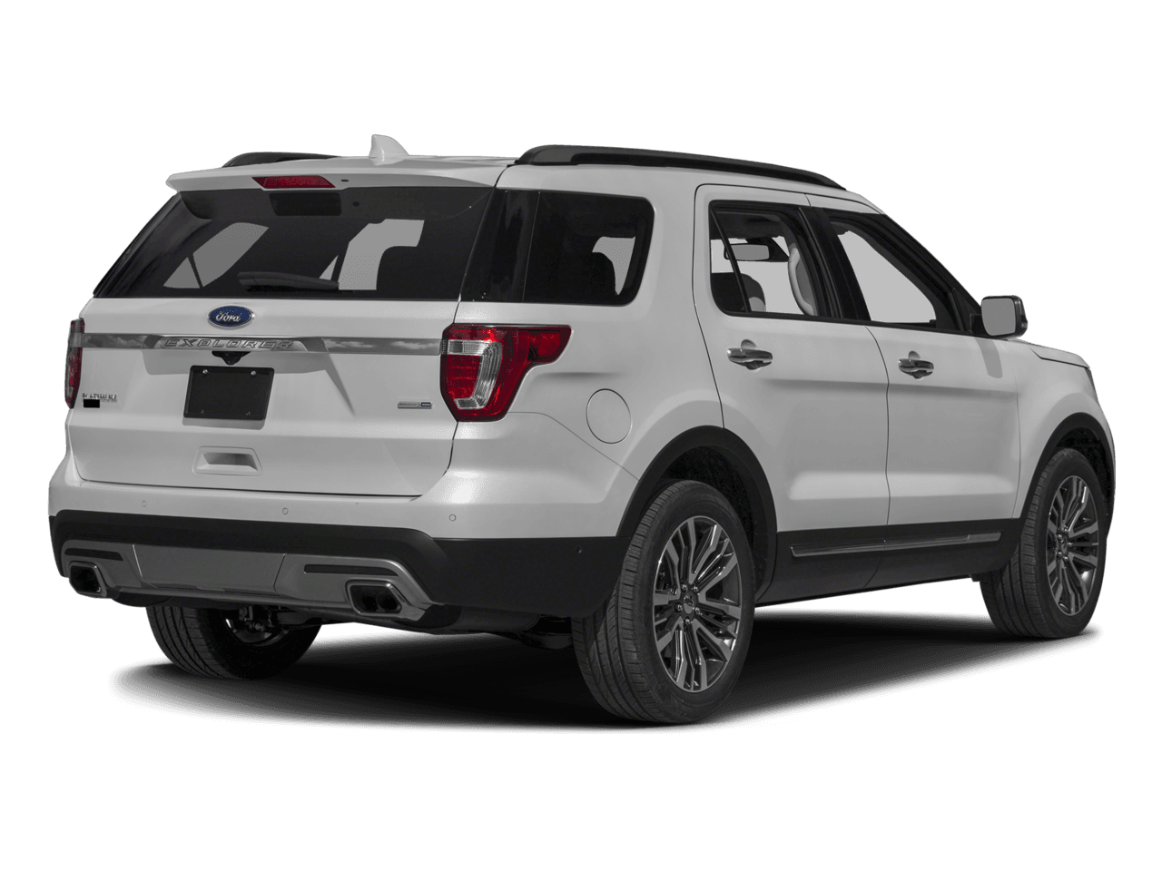 2016 Ford Explorer 4WD 4dr Platinum - Rear 3/4, facing to the right
