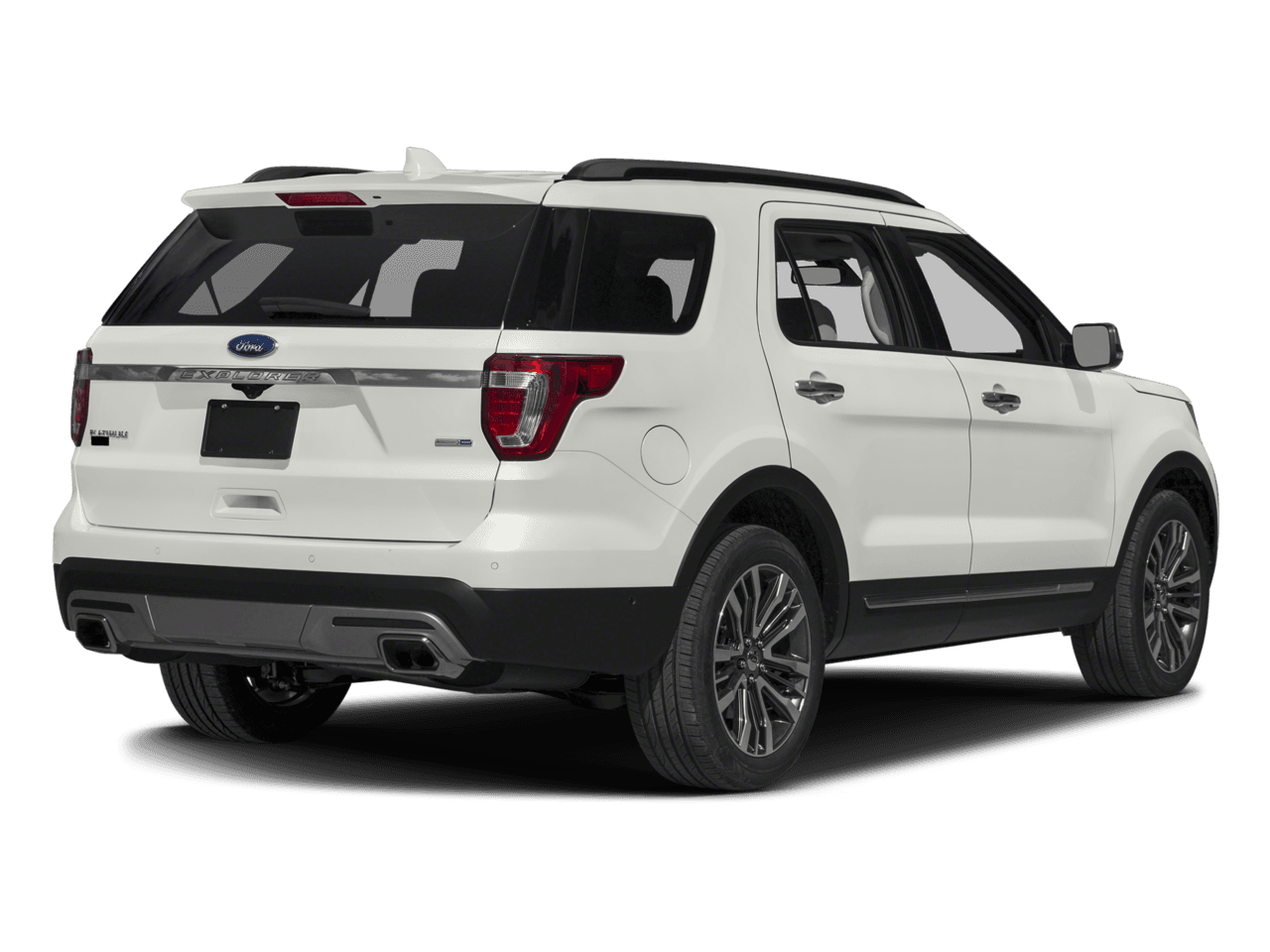 2016 Ford Explorer 4WD 4dr Platinum - Rear 3/4, facing to the right