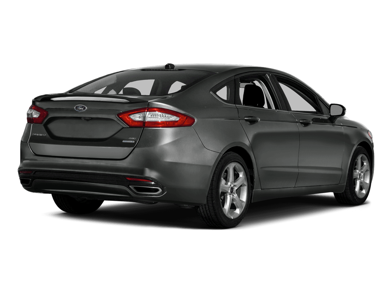 2016 Ford Fusion 4dr Sdn S FWD - Rear 3/4, facing to the right