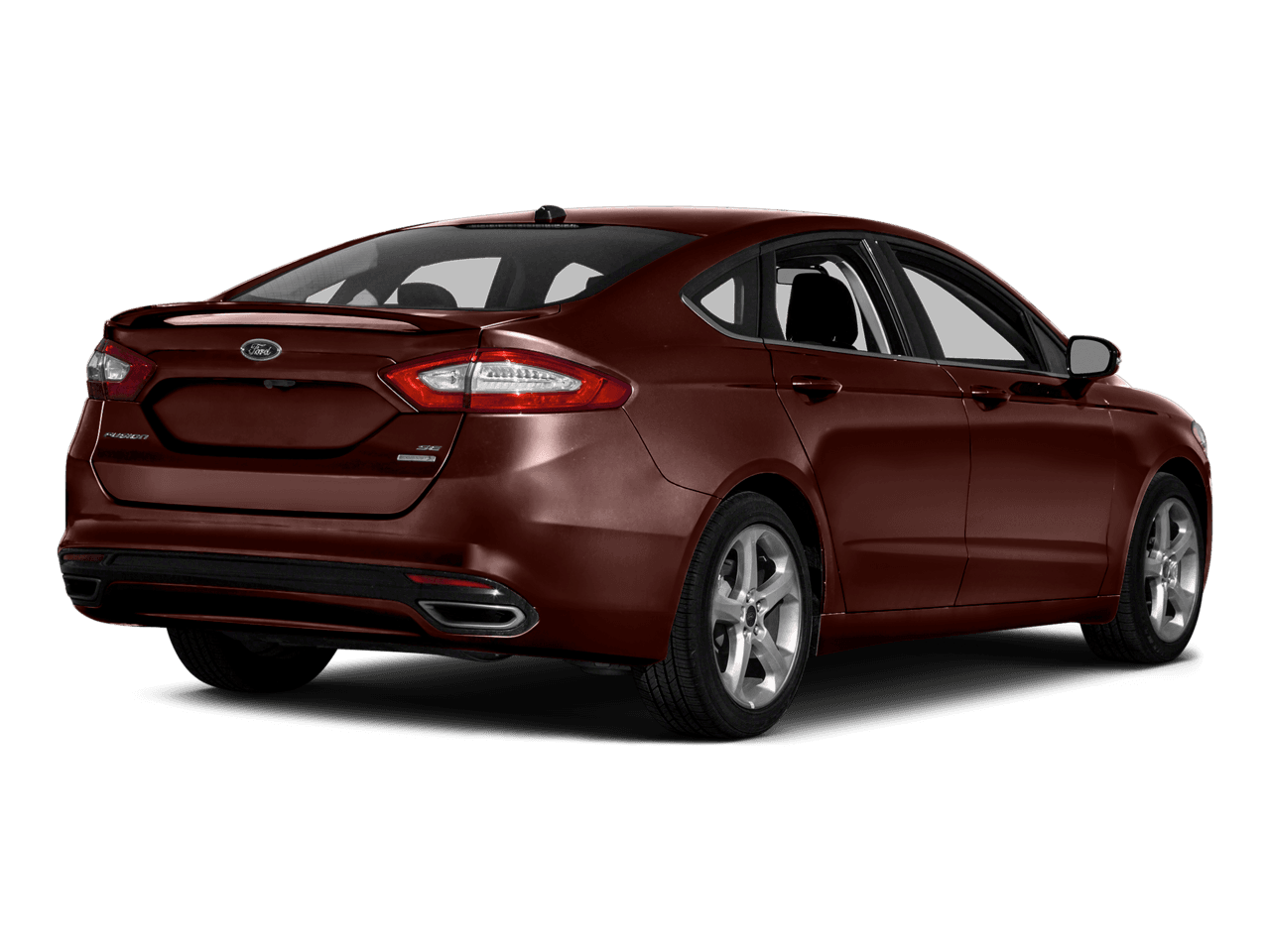 2016 Ford Fusion 4dr Sdn S FWD - Rear 3/4, facing to the right