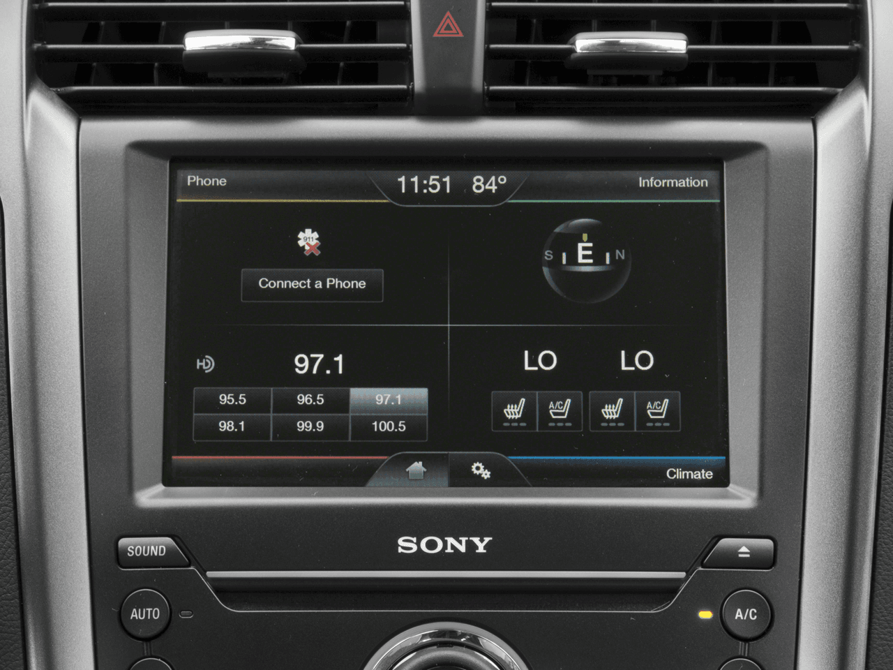 2016 Ford Fusion 4dr Sdn Titanium FWD - Interior Stereo System