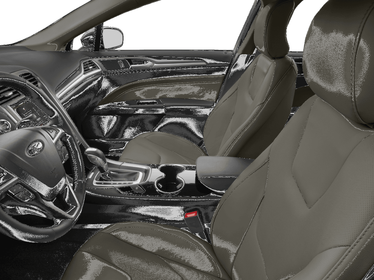 2016 Ford Fusion 4dr Sdn Titanium AWD - Interior Driver's Side with Door Open, Front Seat Feature