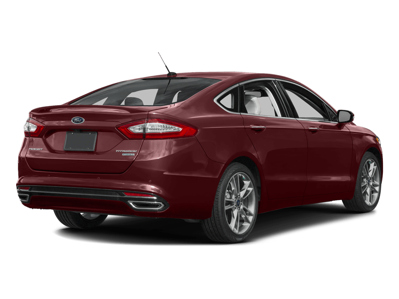 2016 Ford Fusion 4dr Sdn Titanium AWD - Rear 3/4, facing to the right