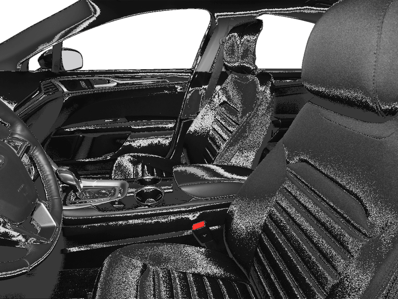 2016 Ford Fusion 4dr Sdn SE AWD - Interior Driver's Side with Door Open, Front Seat Feature