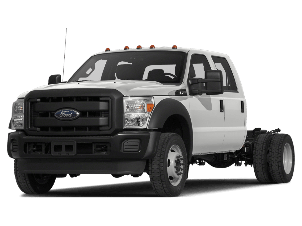 2016 Ford Super Duty F-450 DRW 4WD Crew Cab 200" WB 84" CA XLT - Front 3/4, facing to the left