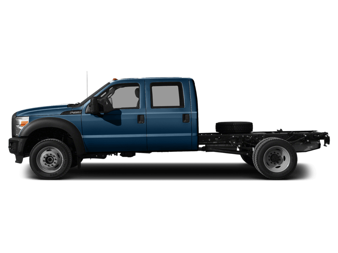 2016 Ford Super Duty F-450 DRW 4WD Crew Cab 200" WB 84" CA XLT - Profile, facing to the left