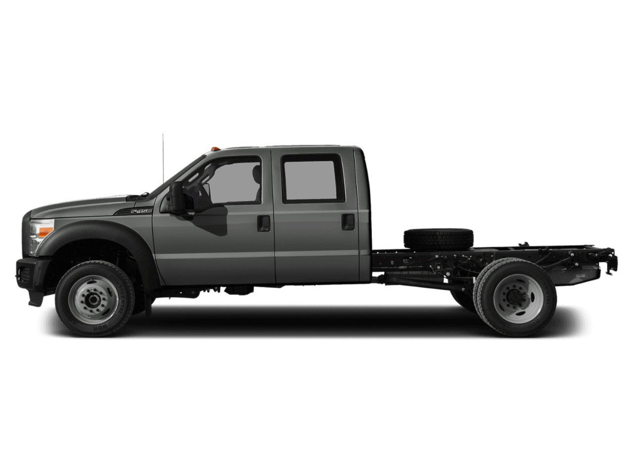 2016 Ford Super Duty F-450 DRW 4WD Crew Cab 200" WB 84" CA XLT - Profile, facing to the left