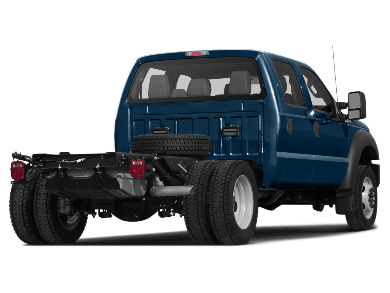 2016 Ford Super Duty F-450 DRW 4WD Crew Cab 200" WB 84" CA XLT - Rear 3/4, facing to the right