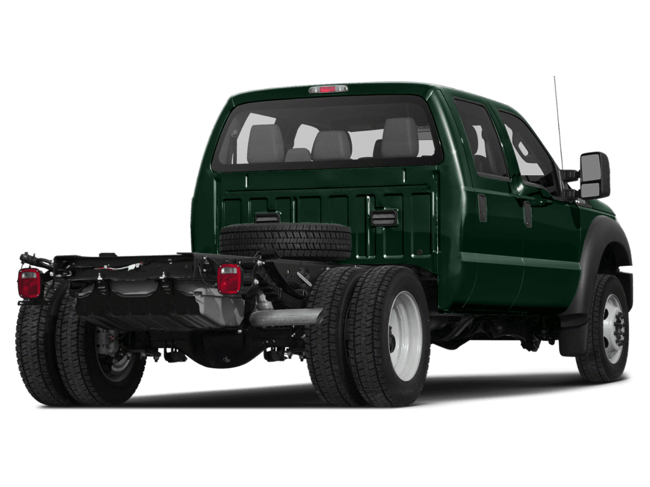 2016 Ford Super Duty F-450 DRW 4WD Crew Cab 200" WB 84" CA XLT - Rear 3/4, facing to the right