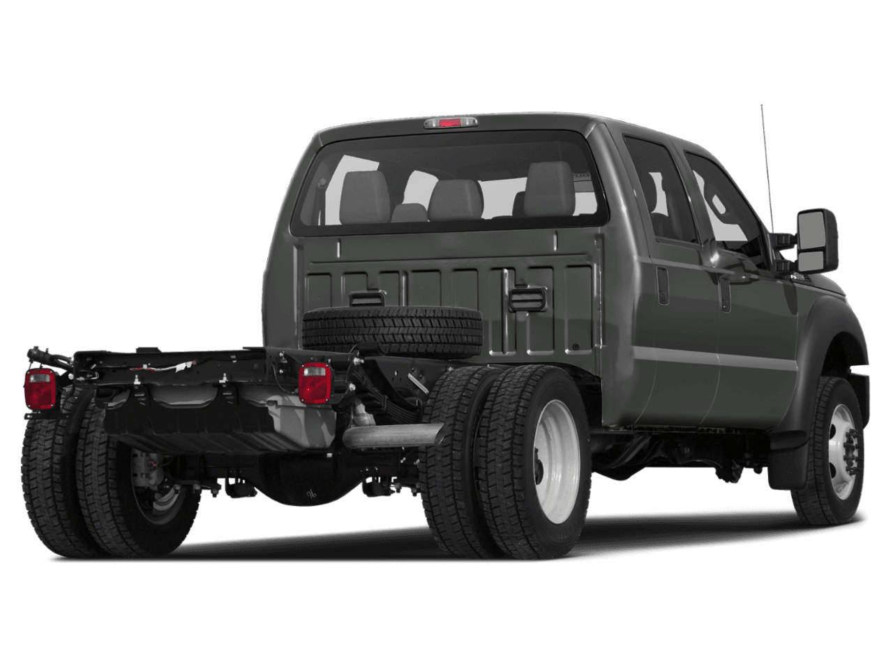 2016 Ford Super Duty F-450 DRW 4WD Crew Cab 200" WB 84" CA XLT - Rear 3/4, facing to the right