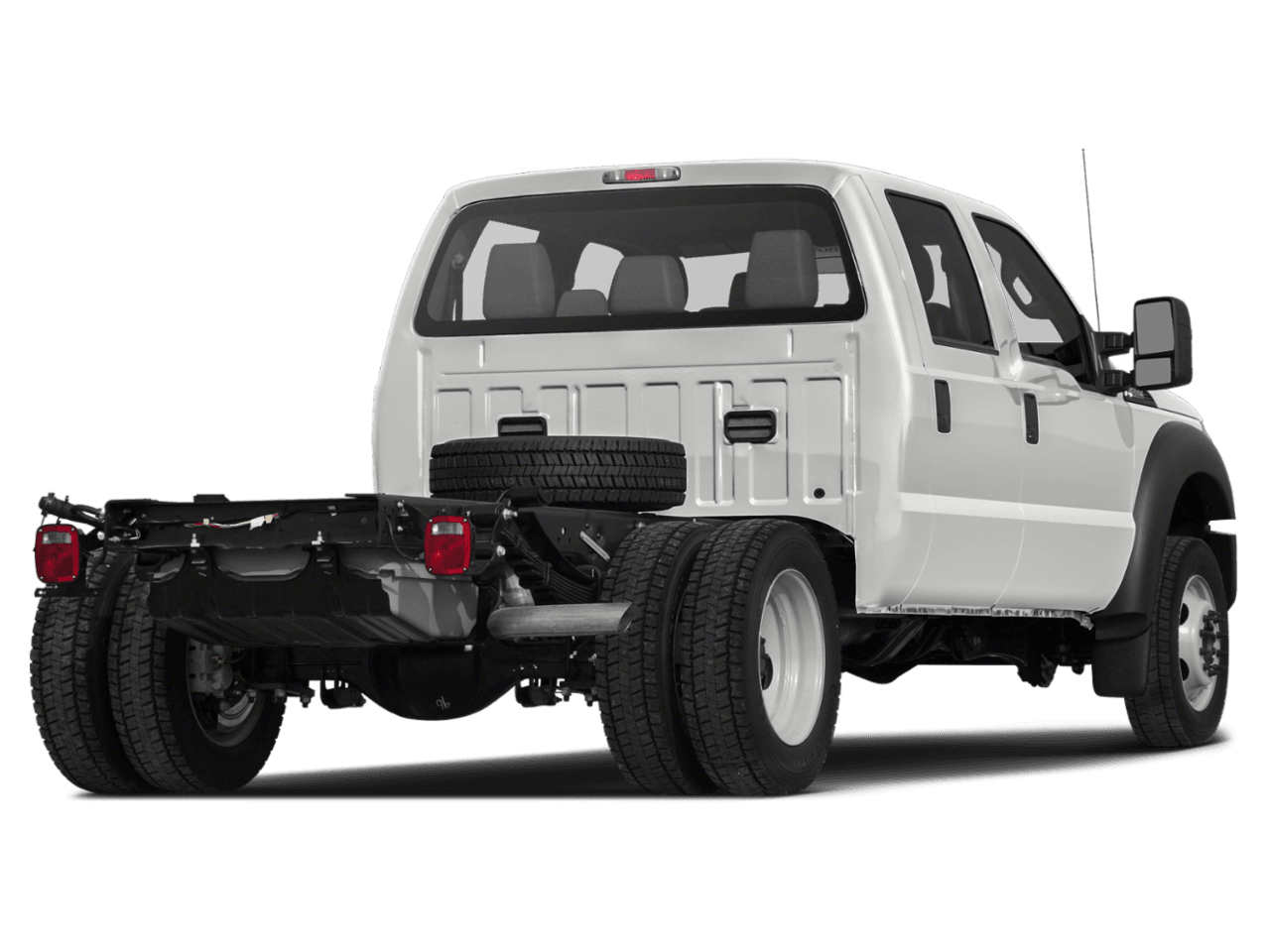 2016 Ford Super Duty F-450 DRW 4WD Crew Cab 200" WB 84" CA XLT - Rear 3/4, facing to the right