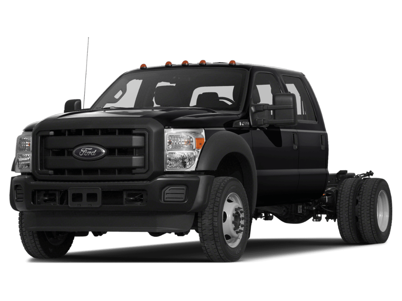 2016 Ford Super Duty F-450 DRW 2WD Crew Cab 200" WB 84" CA Lariat - Front 3/4, facing to the left