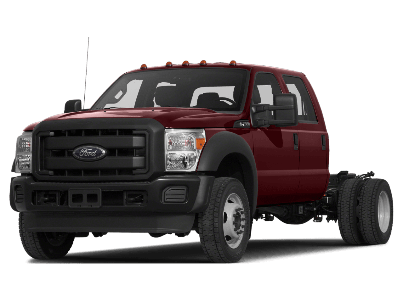 2016 Ford Super Duty F-450 DRW 2WD Crew Cab 200" WB 84" CA Lariat - Front 3/4, facing to the left