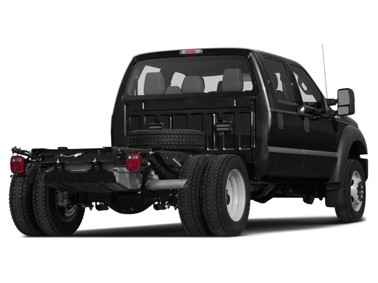 2016 Ford Super Duty F-450 DRW 2WD Crew Cab 200" WB 84" CA Lariat - Rear 3/4, facing to the right