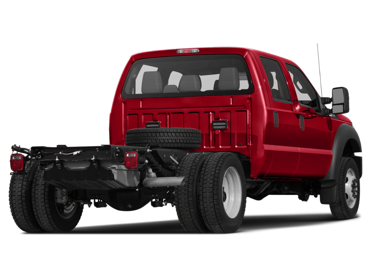 2016 Ford Super Duty F-450 DRW 2WD Crew Cab 200" WB 84" CA Lariat - Rear 3/4, facing to the right