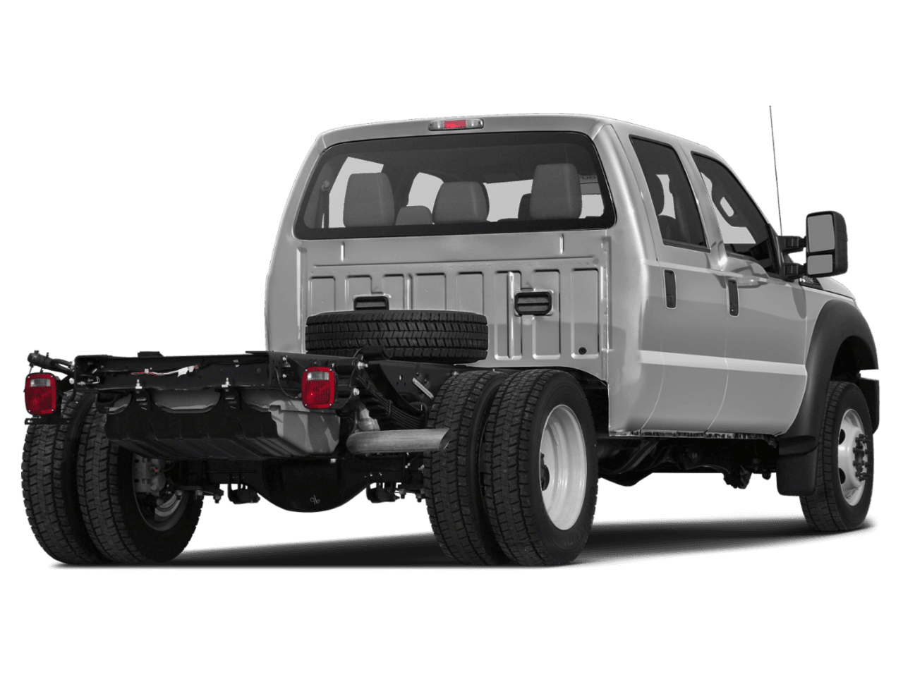 2016 Ford Super Duty F-450 DRW 2WD Crew Cab 176" WB 60" CA Lariat - Rear 3/4, facing to the right