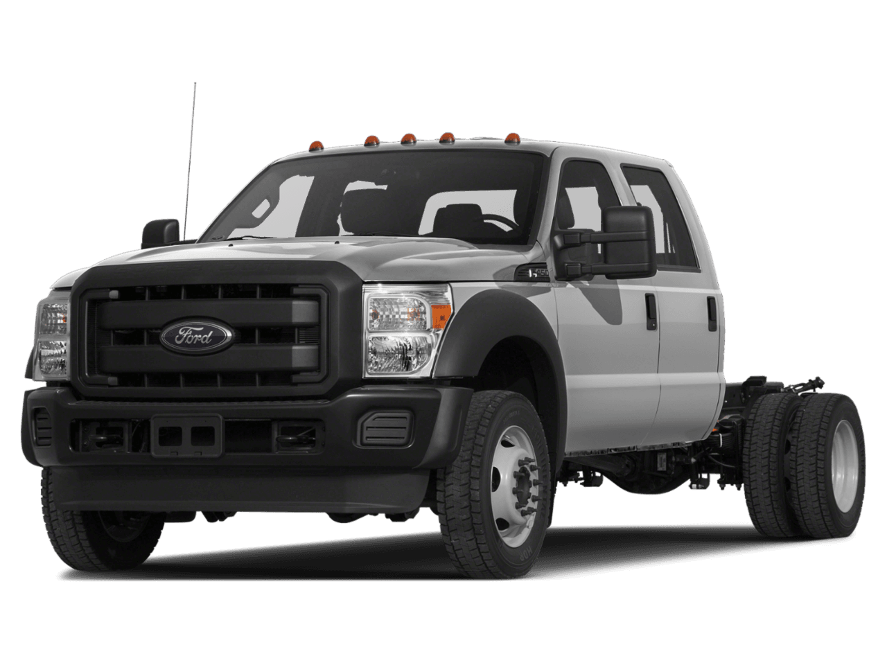 2016 Ford Super Duty F-450 DRW 4WD Crew Cab 176" WB 60" CA XL - Front 3/4, facing to the left