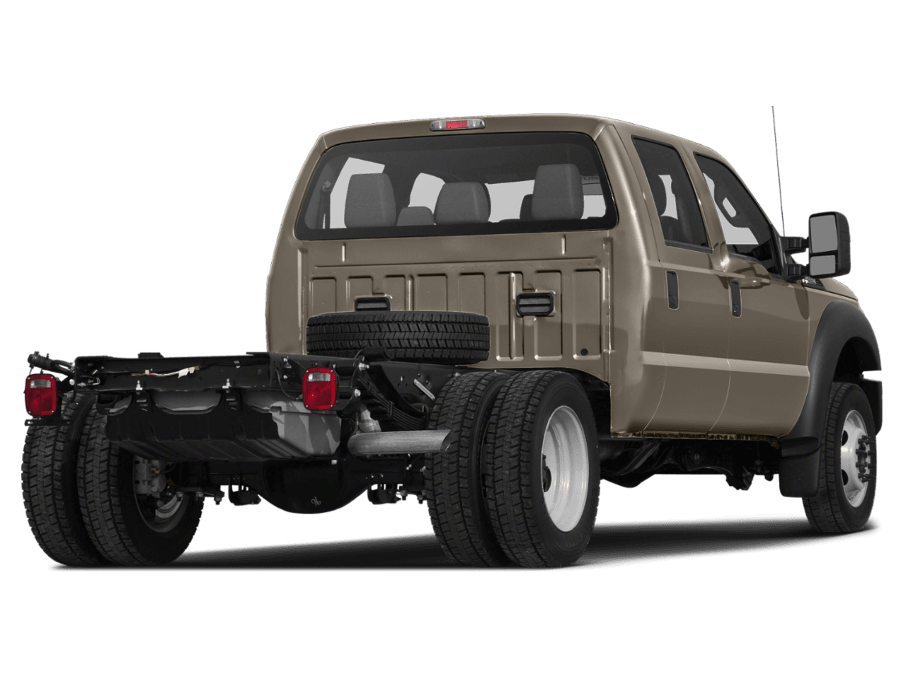 2016 Ford Super Duty F-450 DRW 4WD Crew Cab 176" WB 60" CA XL - Rear 3/4, facing to the right