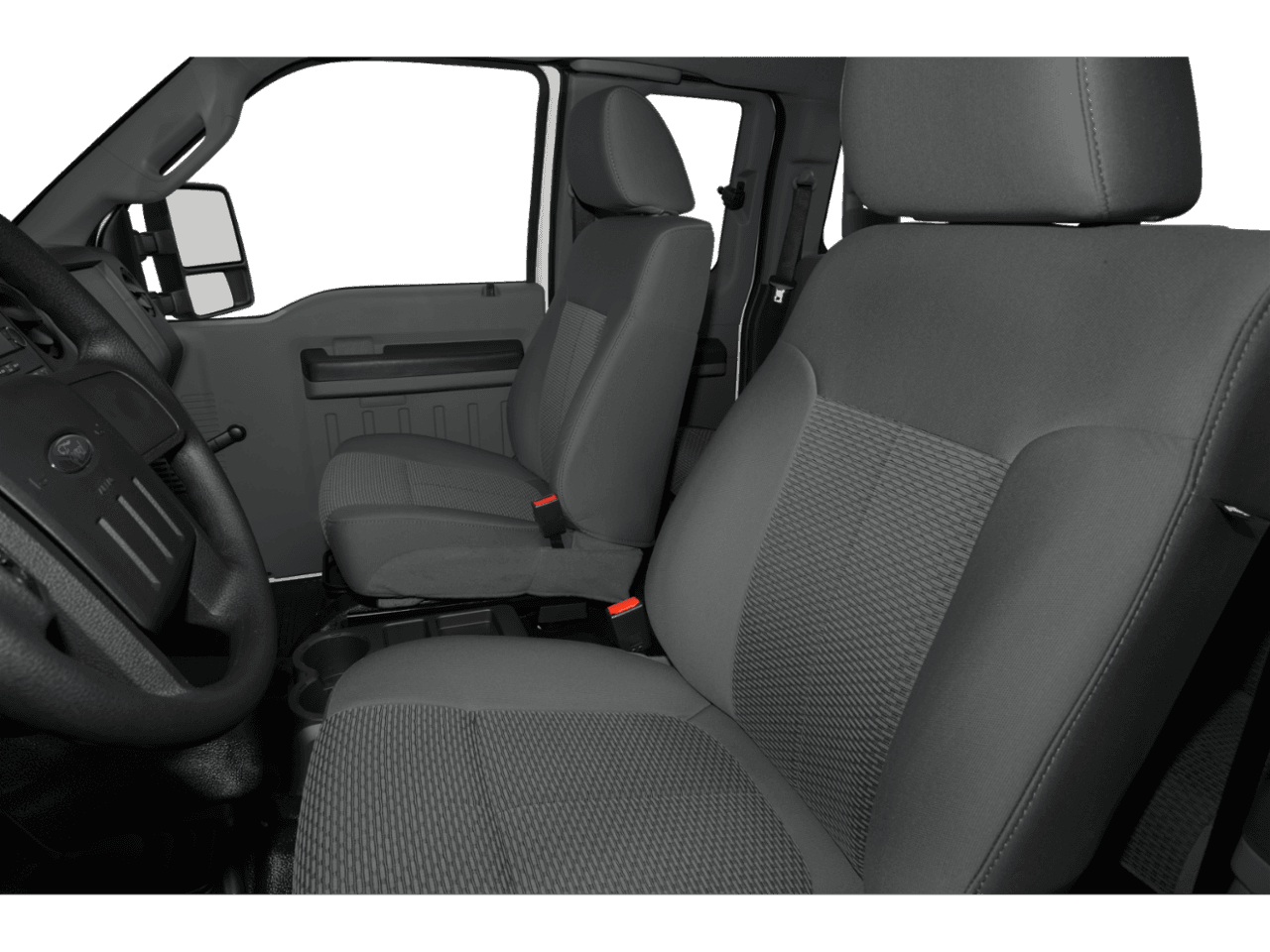2016 Ford Super Duty F-450 DRW 2WD SuperCab 186" WB 84" CA XLT - Interior Driver's Side with Door Open, Front Seat Feature