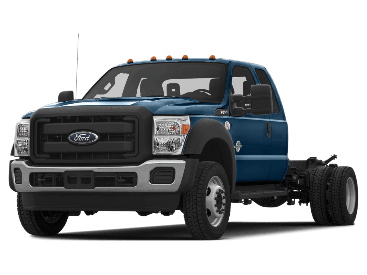 2016 Ford Super Duty F-450 DRW 2WD SuperCab 186" WB 84" CA XLT - Front 3/4, facing to the left