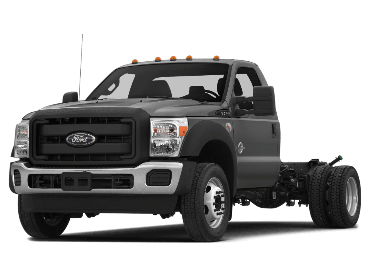 2016 Ford Super Duty F-450 DRW 2WD Reg Cab 141" WB 60" CA XL - Front 3/4, facing to the left