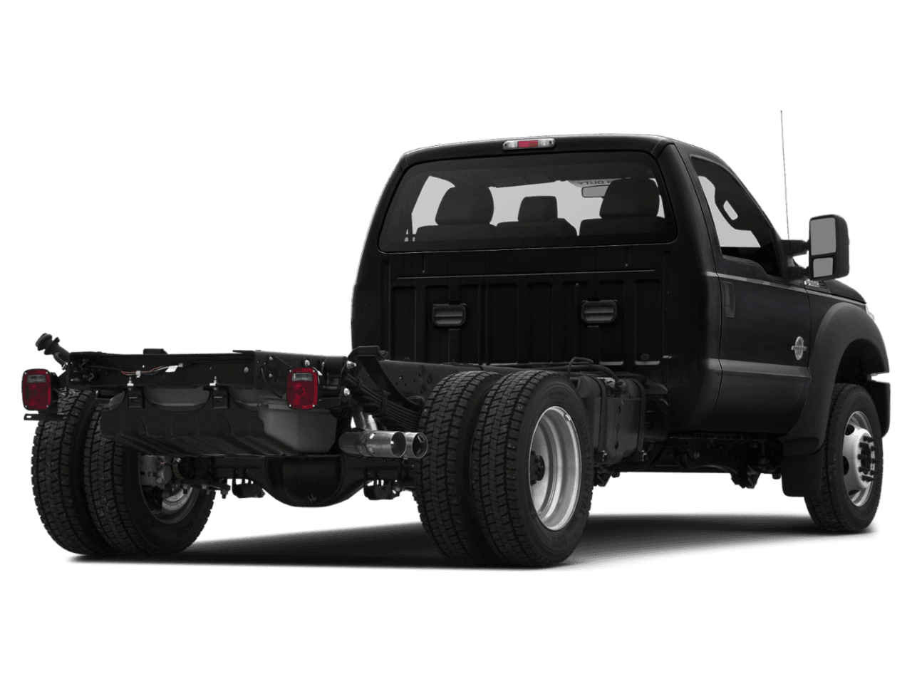 2016 Ford Super Duty F-450 DRW 2WD Reg Cab 141" WB 60" CA XL - Rear 3/4, facing to the right