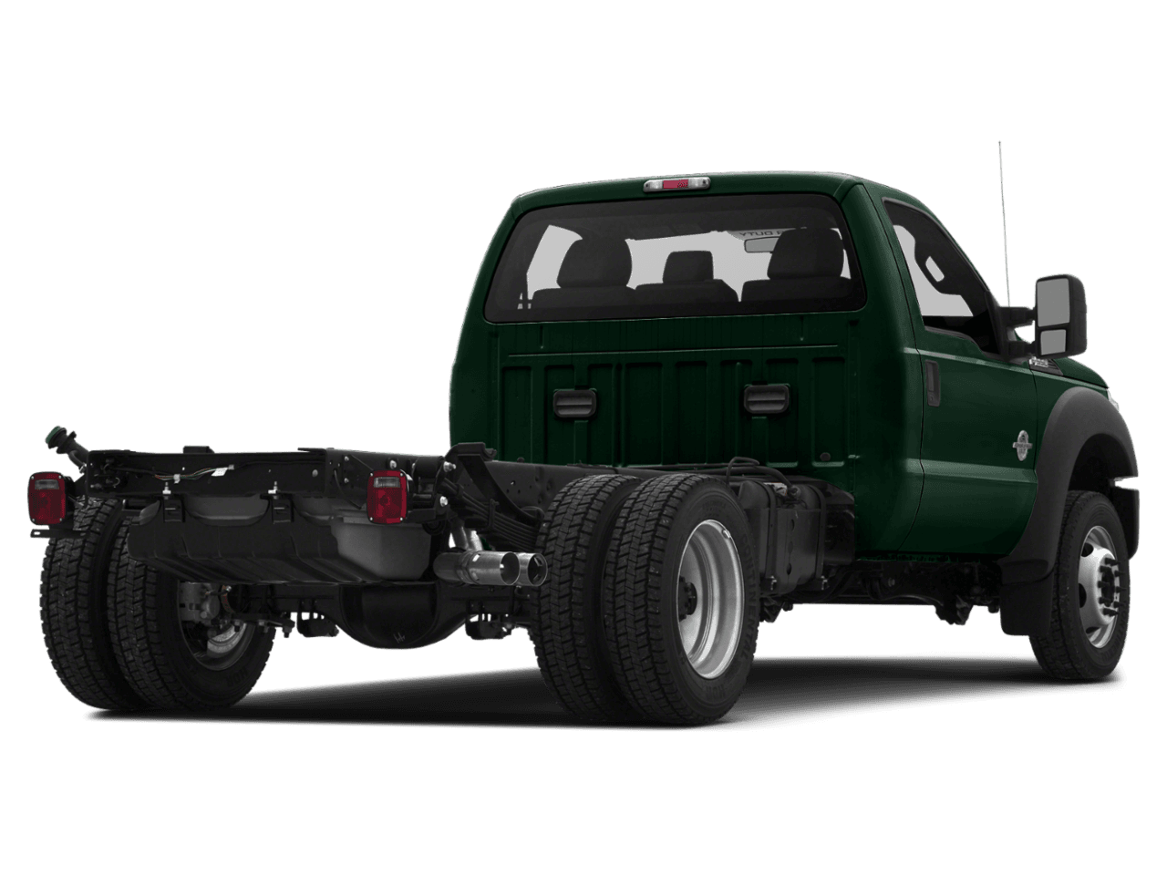 2016 Ford Super Duty F-450 DRW 2WD Reg Cab 141" WB 60" CA XL - Rear 3/4, facing to the right