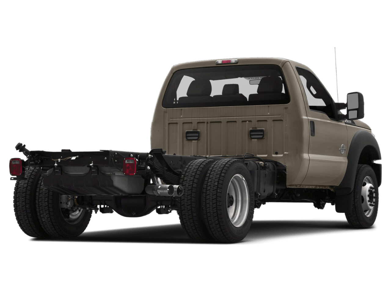 2016 Ford Super Duty F-450 DRW 2WD Reg Cab 141" WB 60" CA XL - Rear 3/4, facing to the right