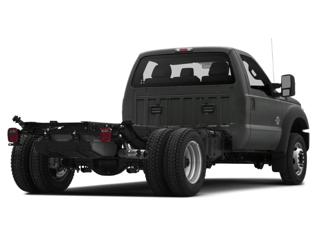 2016 Ford Super Duty F-450 DRW 2WD Reg Cab 141" WB 60" CA XL - Rear 3/4, facing to the right