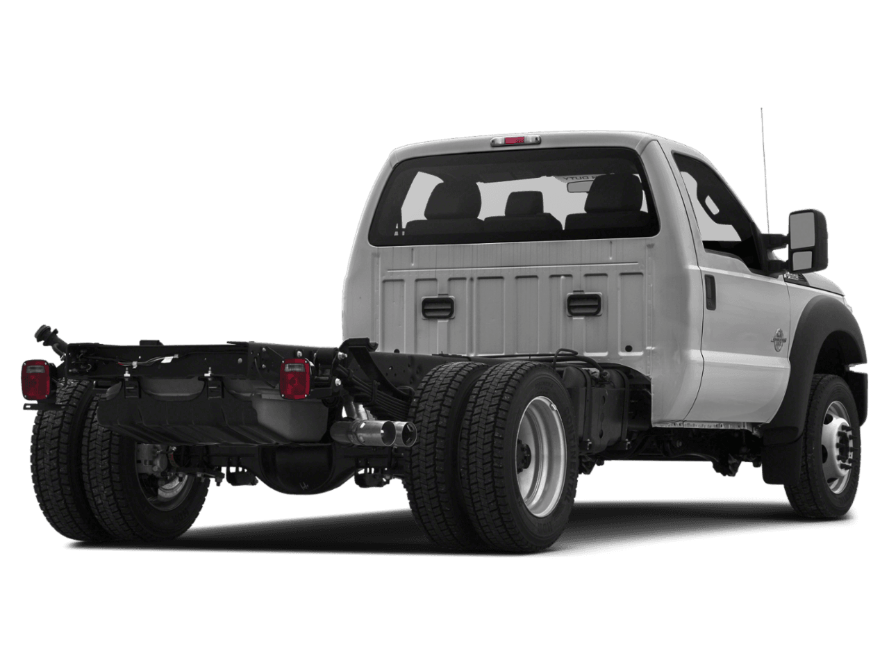 2016 Ford Super Duty F-450 DRW 2WD Reg Cab 141" WB 60" CA XL - Rear 3/4, facing to the right