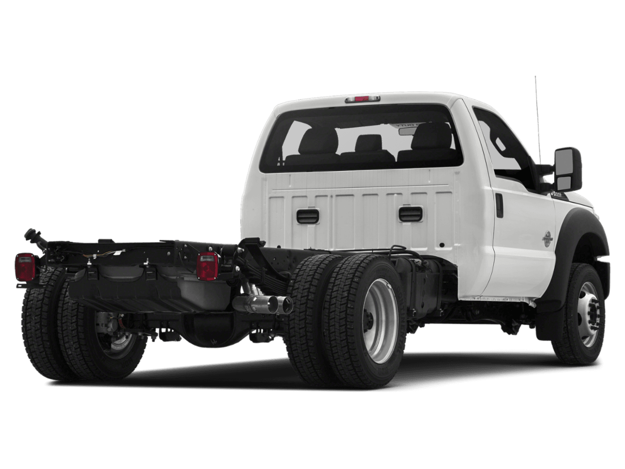 2016 Ford Super Duty F-450 DRW 2WD Reg Cab 141" WB 60" CA XL - Rear 3/4, facing to the right