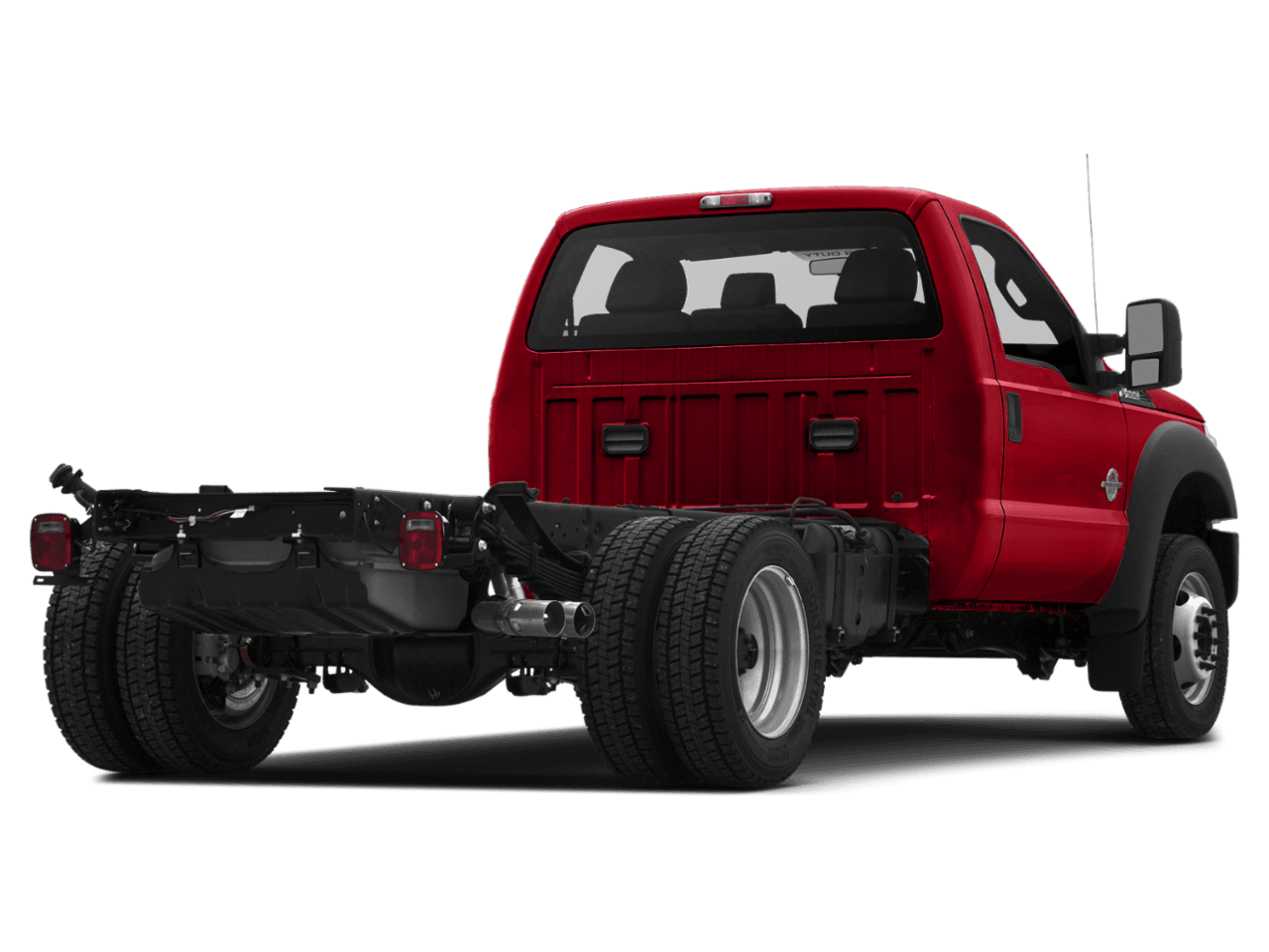 2016 Ford Super Duty F-450 DRW 4WD Reg Cab 165" WB 84" CA XL - Rear 3/4, facing to the right