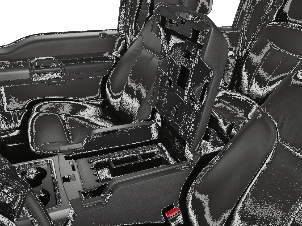 2016 Ford Super Duty F-450 DRW 4WD Crew Cab 172" Lariat - Interior Center Storage Console