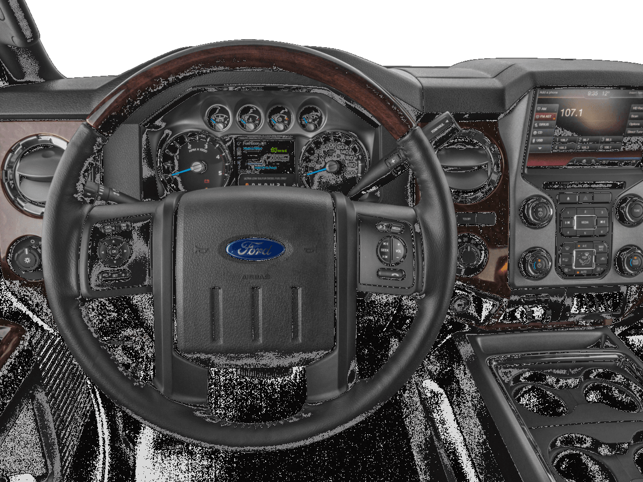 2016 Ford Super Duty F-450 DRW 4WD Crew Cab 172" Platinum - Interior Drivers Dash