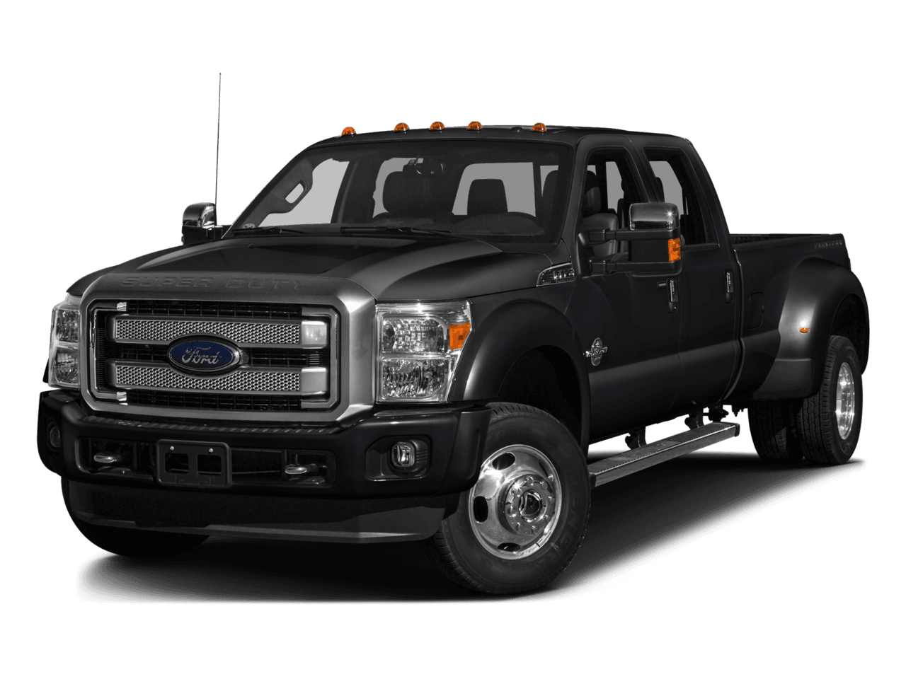 2016 Ford Super Duty F-450 DRW 4WD Crew Cab 172" Platinum - Front 3/4, facing to the left