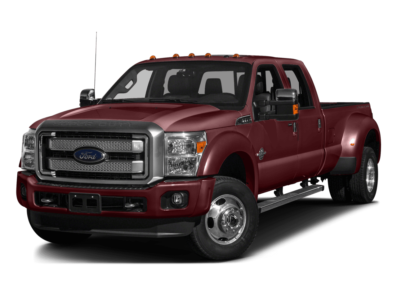2016 Ford Super Duty F-450 DRW 4WD Crew Cab 172" Platinum - Front 3/4, facing to the left